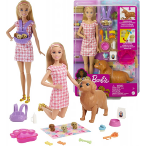 Poupée Barbie Naissance des Chiots