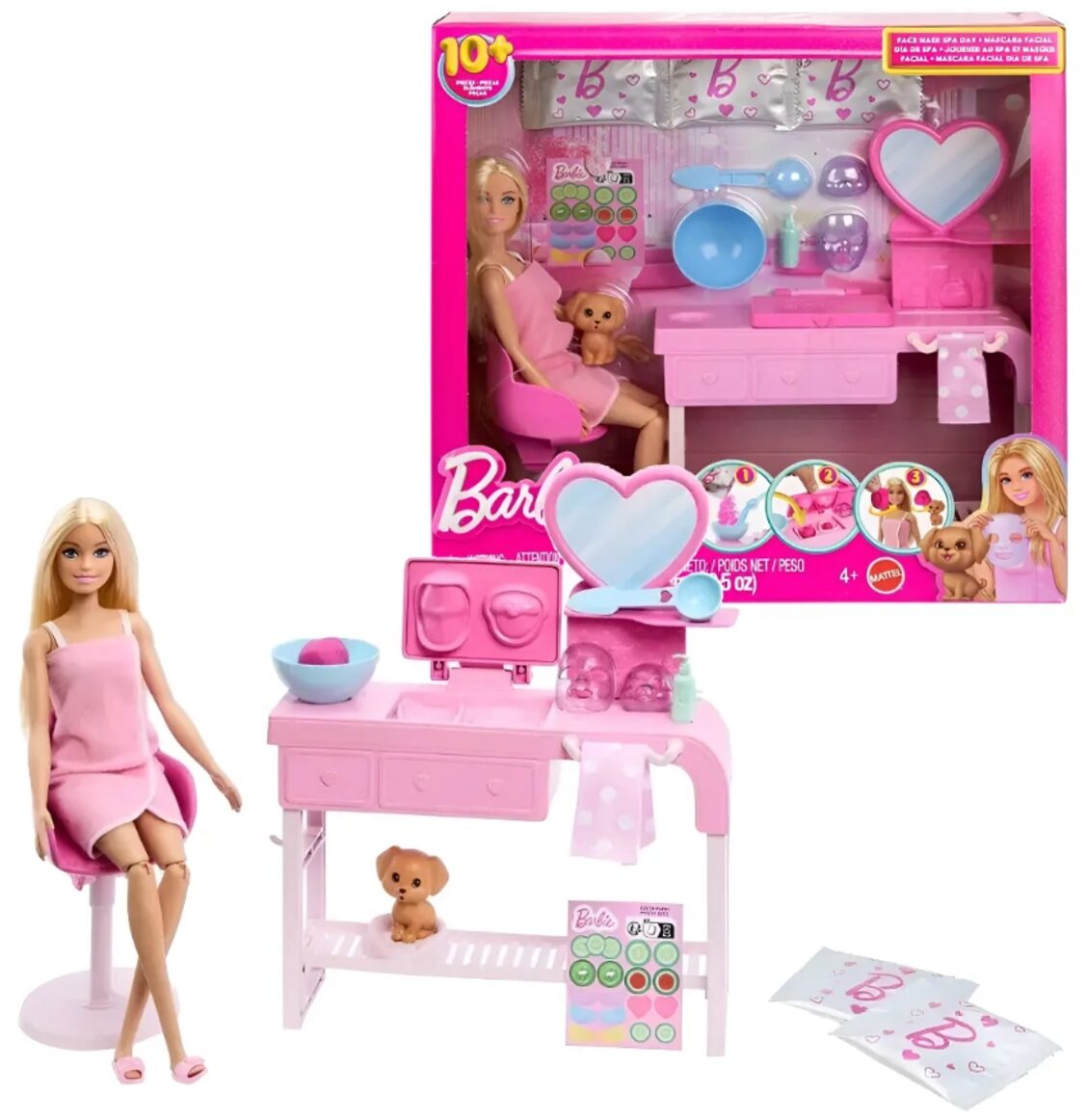 Poupée Barbie avec coiffeuse