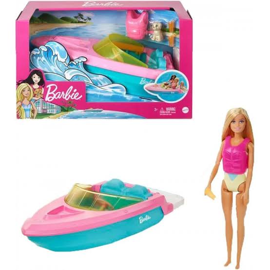 Poupée Barbie et Bateau